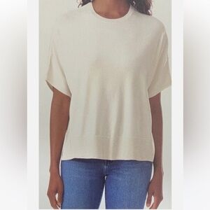 Boxy short sleeved sweater, size XXL